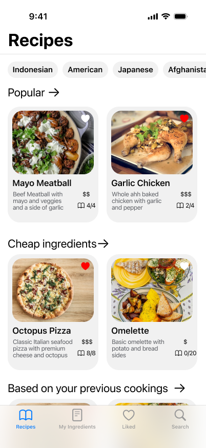 Recipe App Design 6