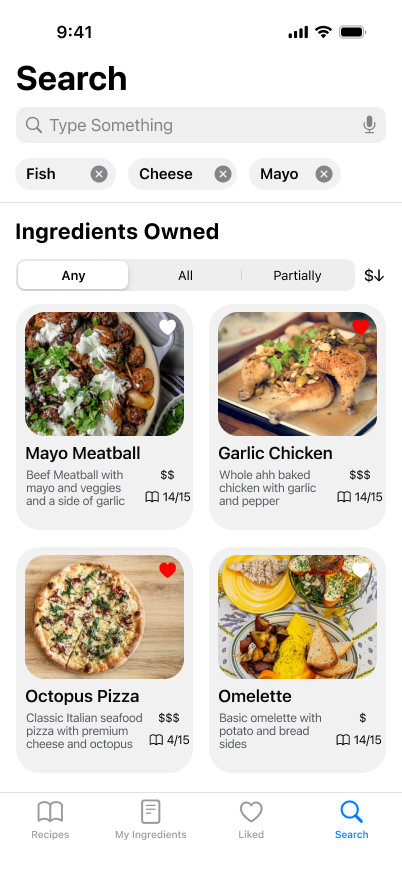 Recipe App Design 7