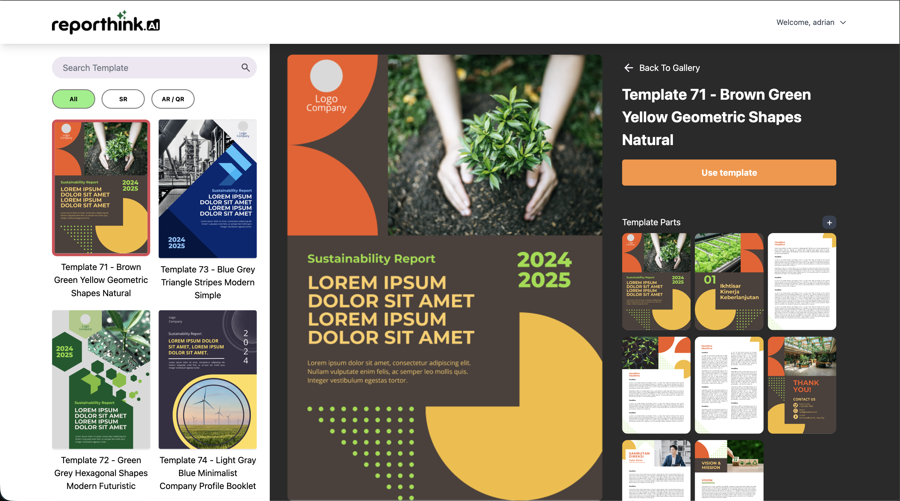 Reporthink Screenshot 2