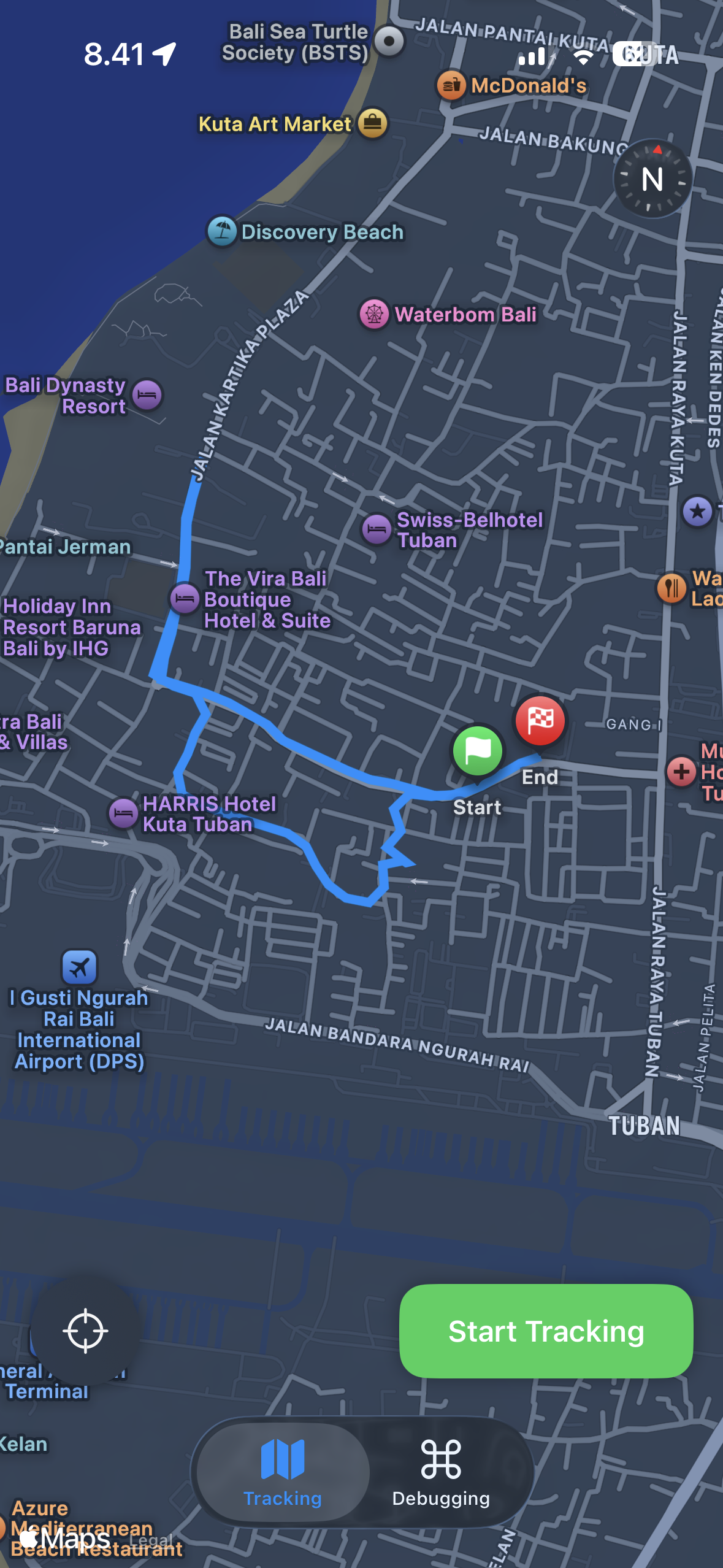 Auto Tracking Testing